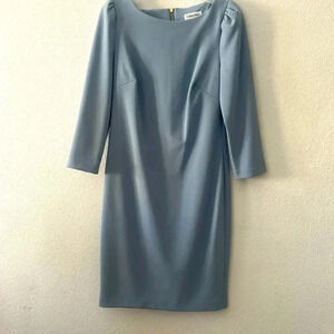 Light blue size 4 Calvin Klein dress